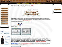 Tablet Screenshot of doorlister.com
